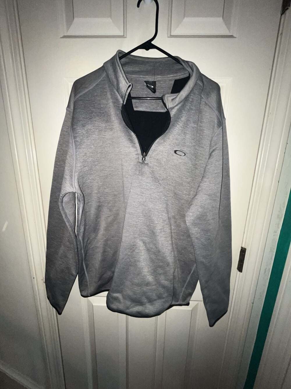 Oakley Regular Fit 1/4 Zip Pullover Gray Size 2XL
